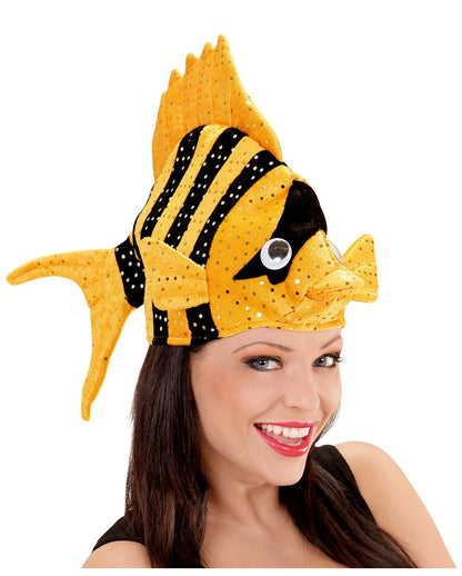 Tropical Fish Hat Orange