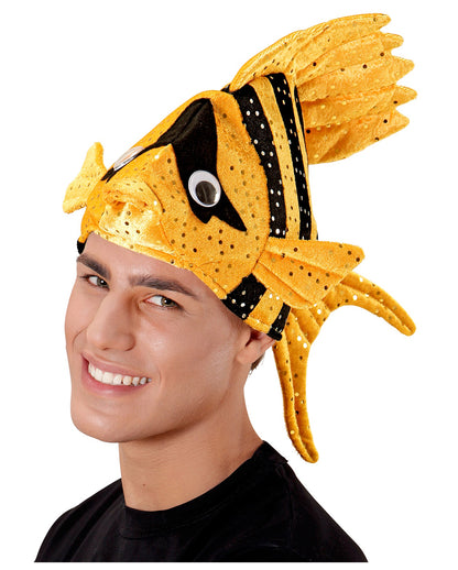Tropical Fish Hat Orange