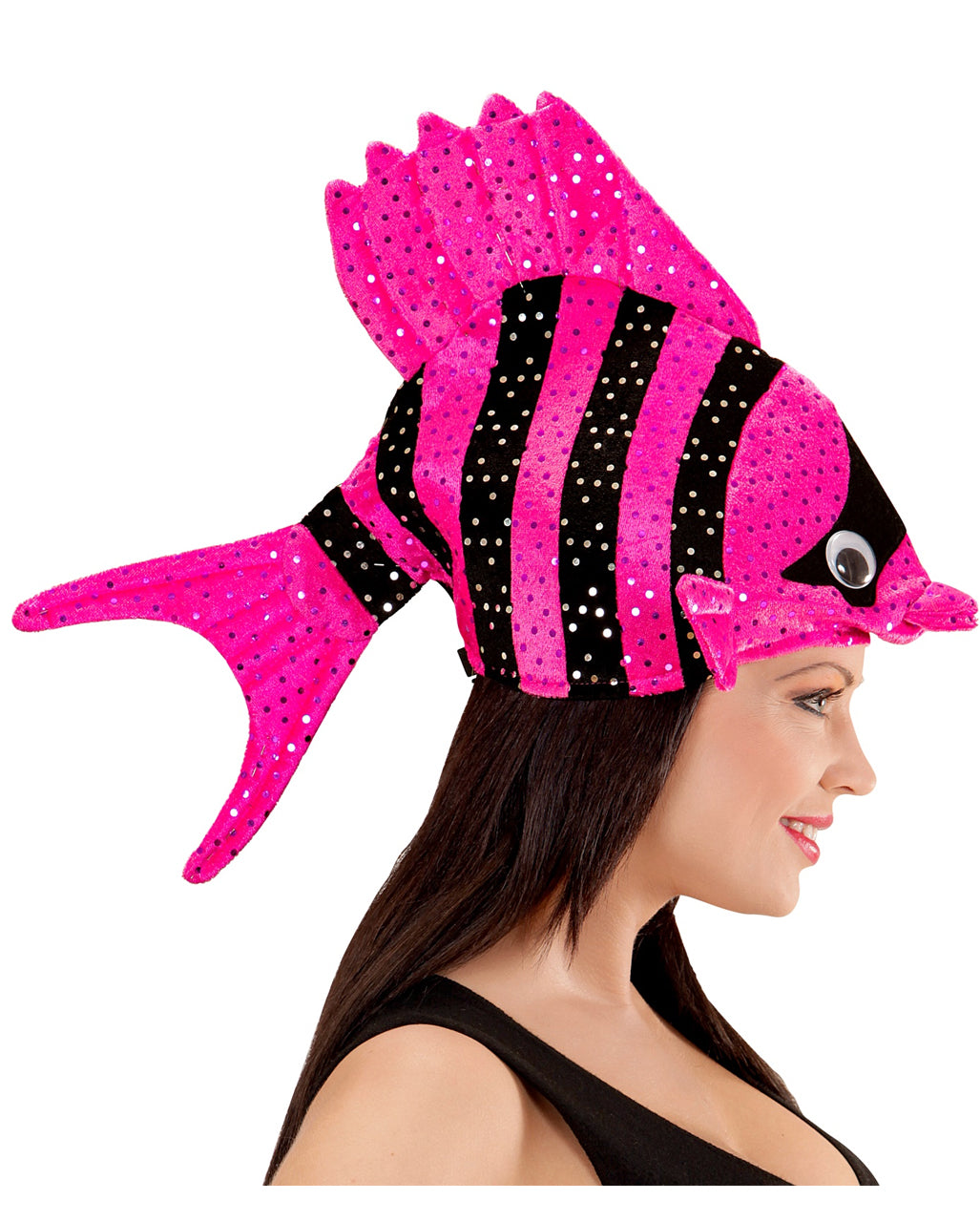 Exotischer Fischhut Pink