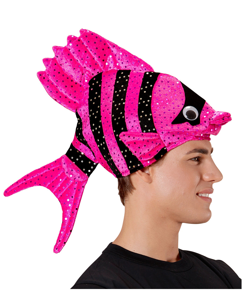 Exotischer Fischhut Pink