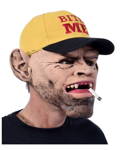 Trucker Redneck Maske mit Baseball Cap