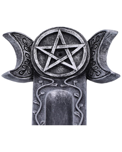 Dämmerung Dreifach-Mond Räucherstäbchenhalter 27,3cm