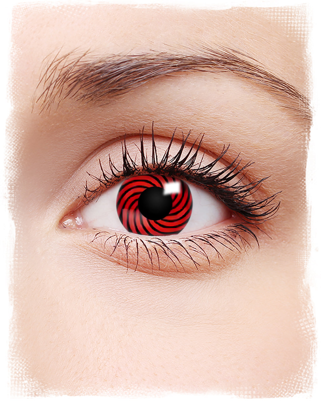 Spiral Red Kontaktlinsen