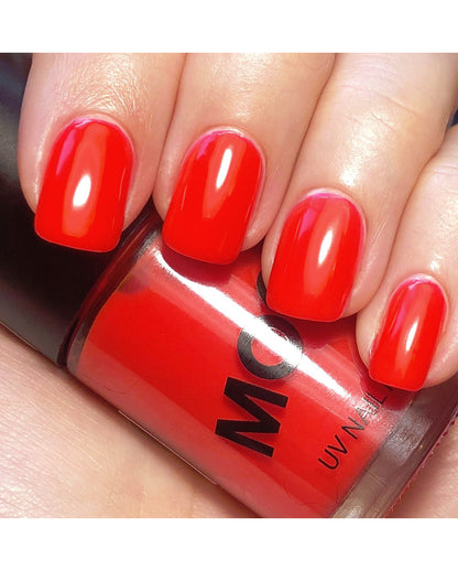 UV Nagellack Neon Rot