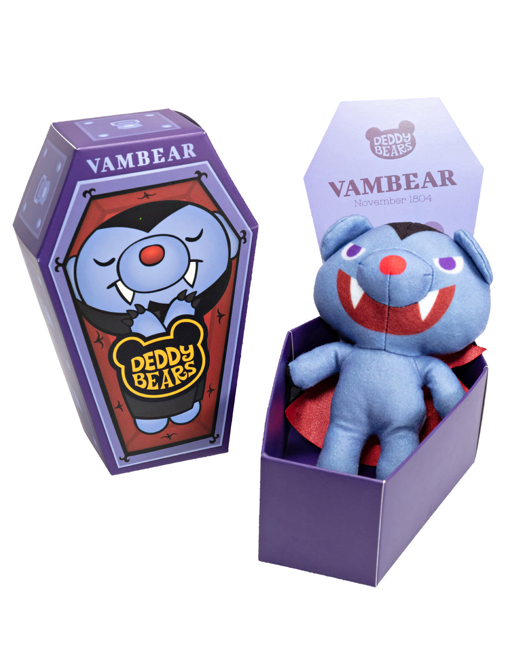 Small Vambear Deddy Bear In Coffin 14cm