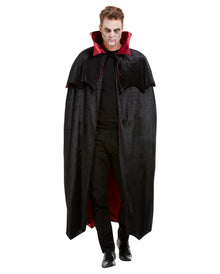 Deluxe Vampir Cape Deluxe Velours für Erwachsene