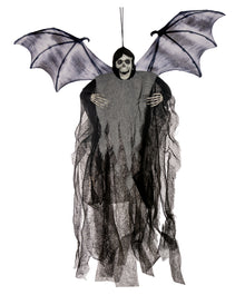 Vampir Fetzengeist mit Fledermaus Flügel Hängefigur 60cm