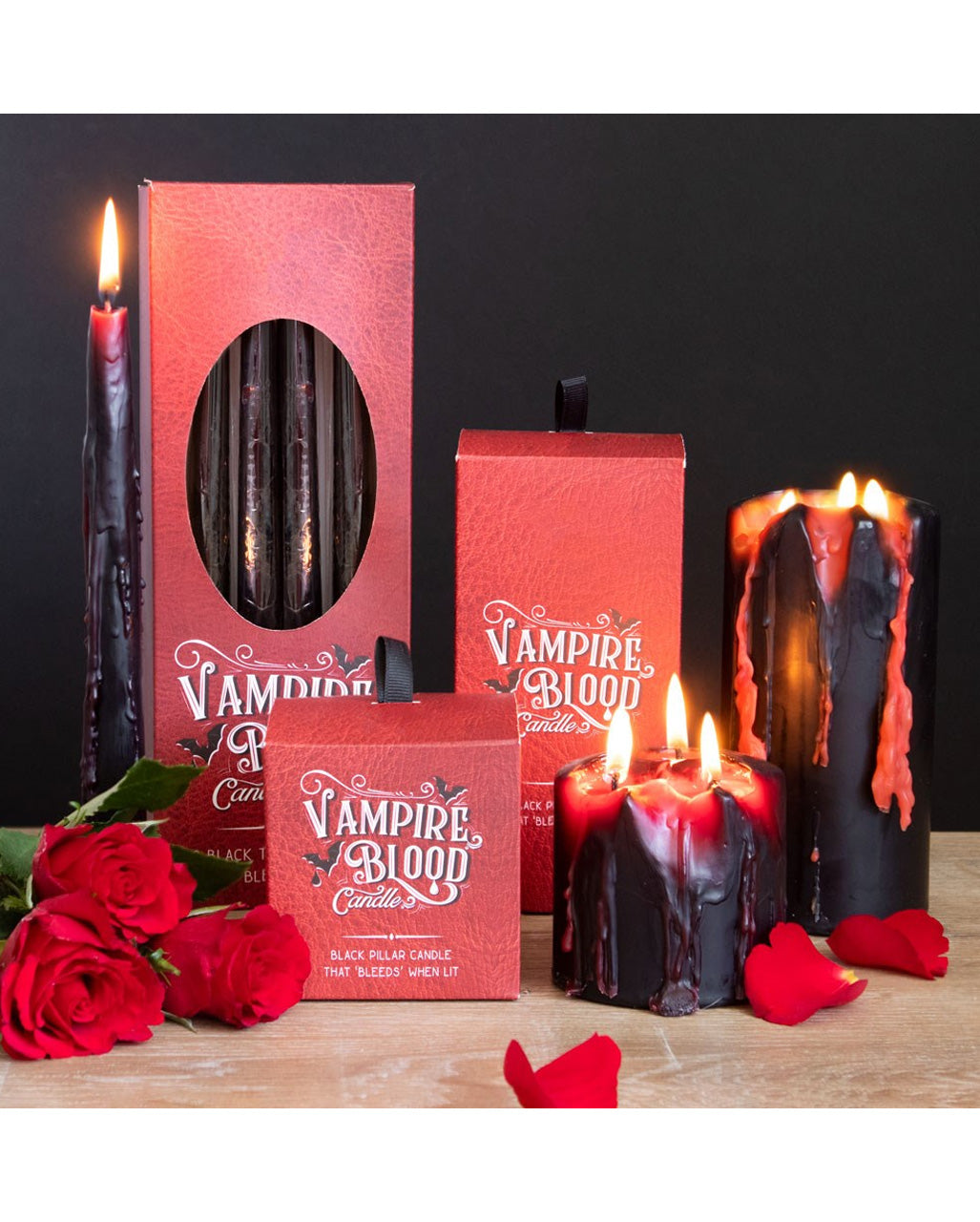 Vampire Blood Taper Candles 8 Pcs.