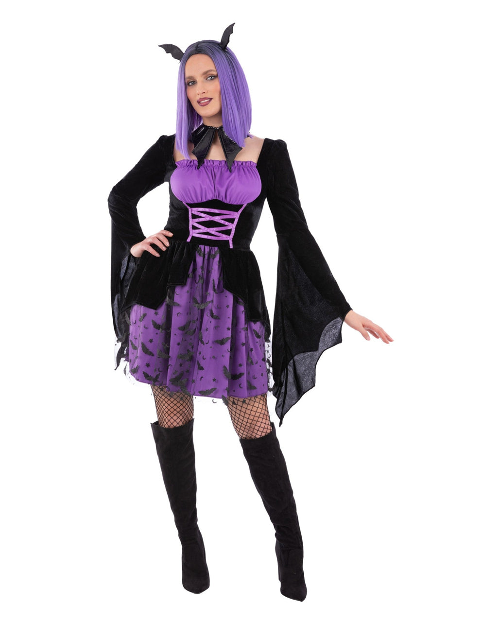 Vampir Fledermaus Cosplay Damen Kostüm