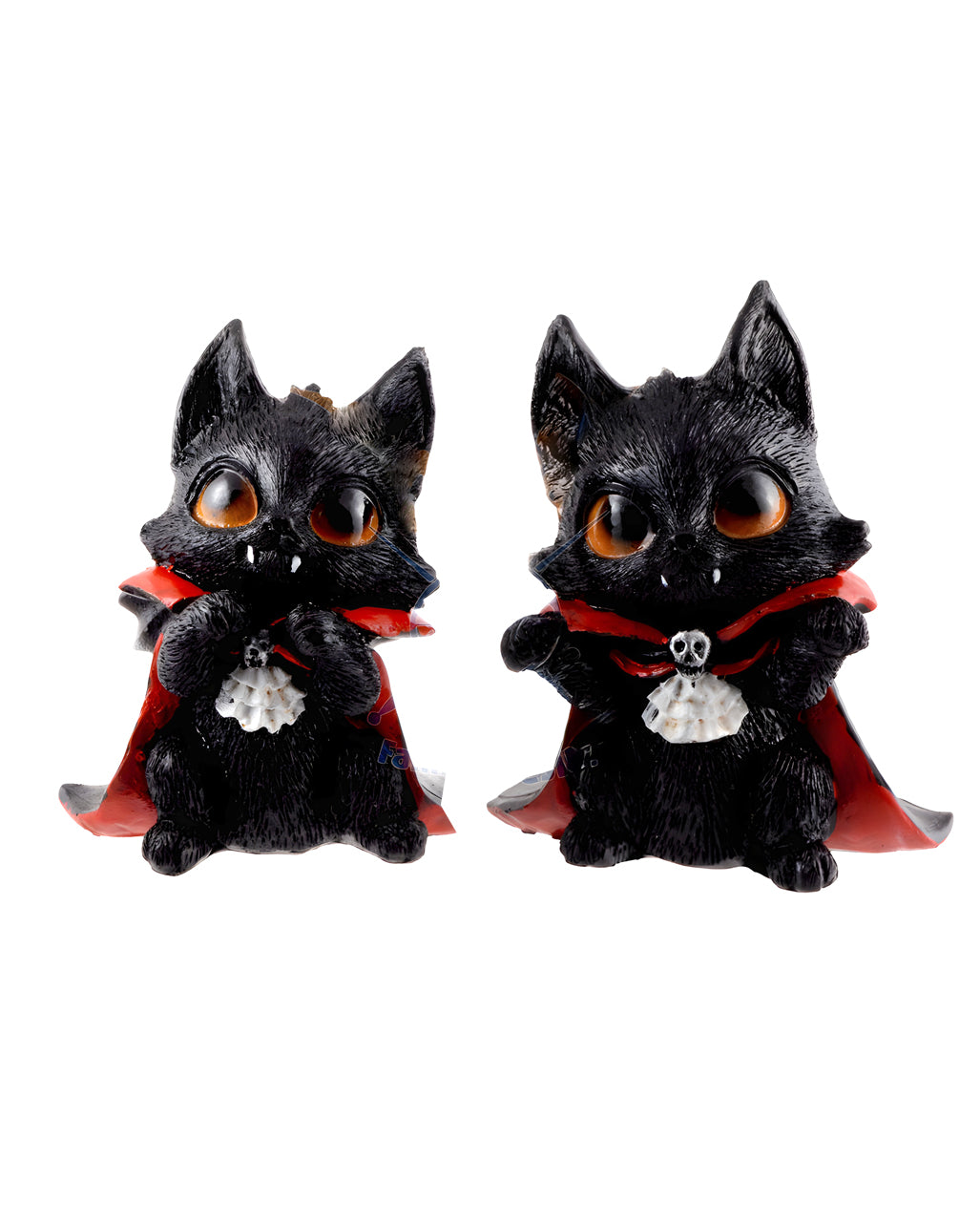 Vampirkatze "Catula" mit Vampirumhang 10cm