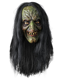 Venefica Sumpf Hexenmaske mit Haaren