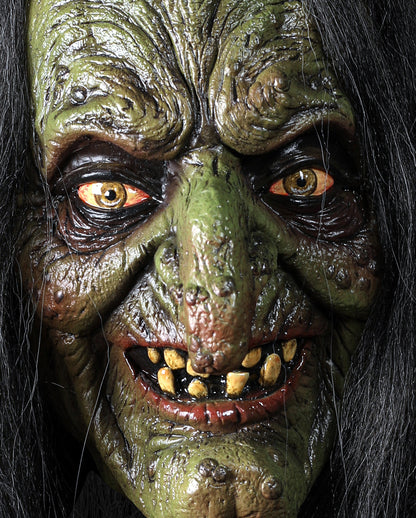 Venefica Sumpf Hexenmaske mit Haaren