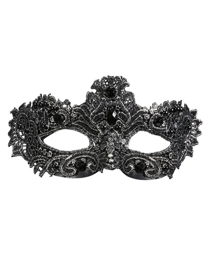 Noblesse Augenmaske Silber im Venezia-Design