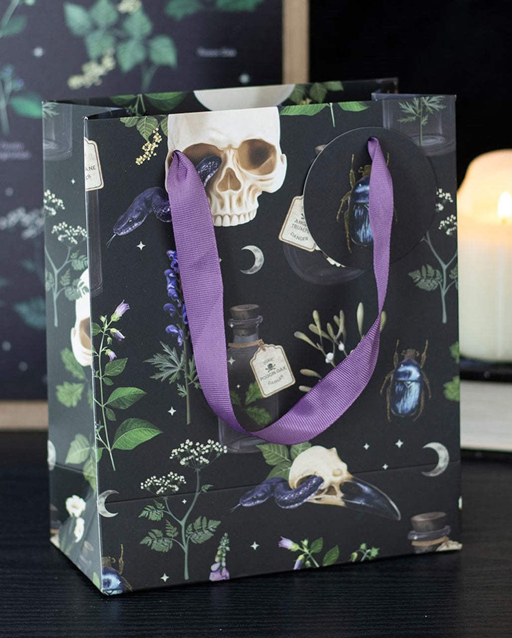 Venom & Vines Gothic Geschenktasche 23cm