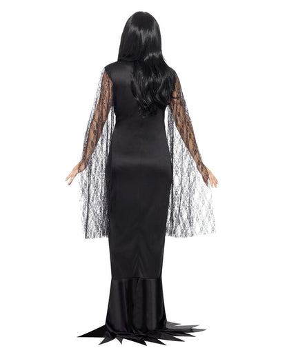 Elegantes Morticia Kleid