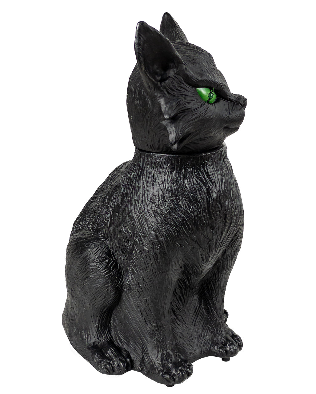 Verhexte Schwarze Katze mit Bewegung, Light & Sound 34cm