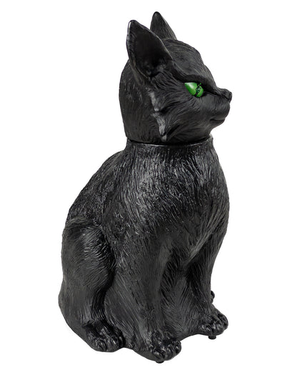 Verhexte Schwarze Katze mit Bewegung, Light & Sound 34cm