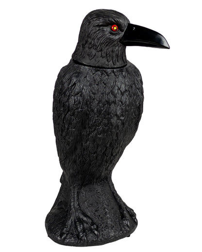 Verhexter Schwarzer Rabe mit Bewegung, Light & Sound 39cm