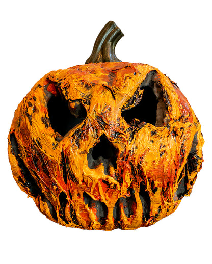 Rotten Monster Pumpkin With Light 22cm