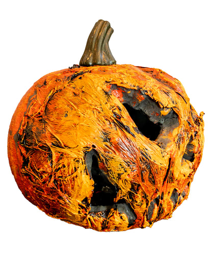 Rotten Monster Pumpkin With Light 22cm