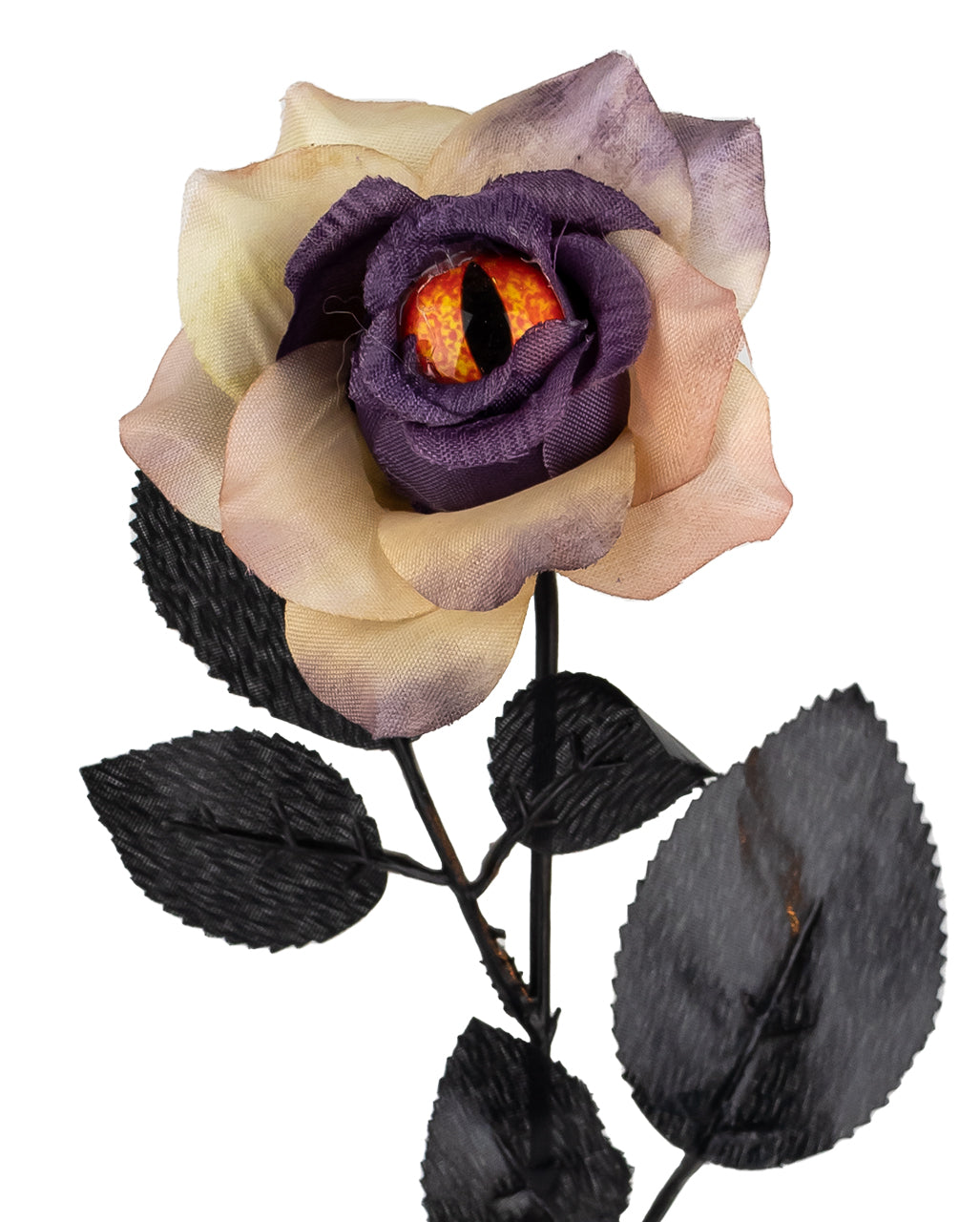 Verblühende Rose mit Drachenauge 42cm