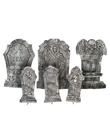 Halloween Grabstein Set 6-teilig