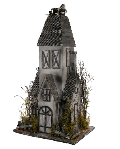 Verfallenes Geisterhaus mit Beleuchtung 95x53cm