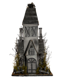 Verfallenes Geisterhaus mit Beleuchtung 95x53cm