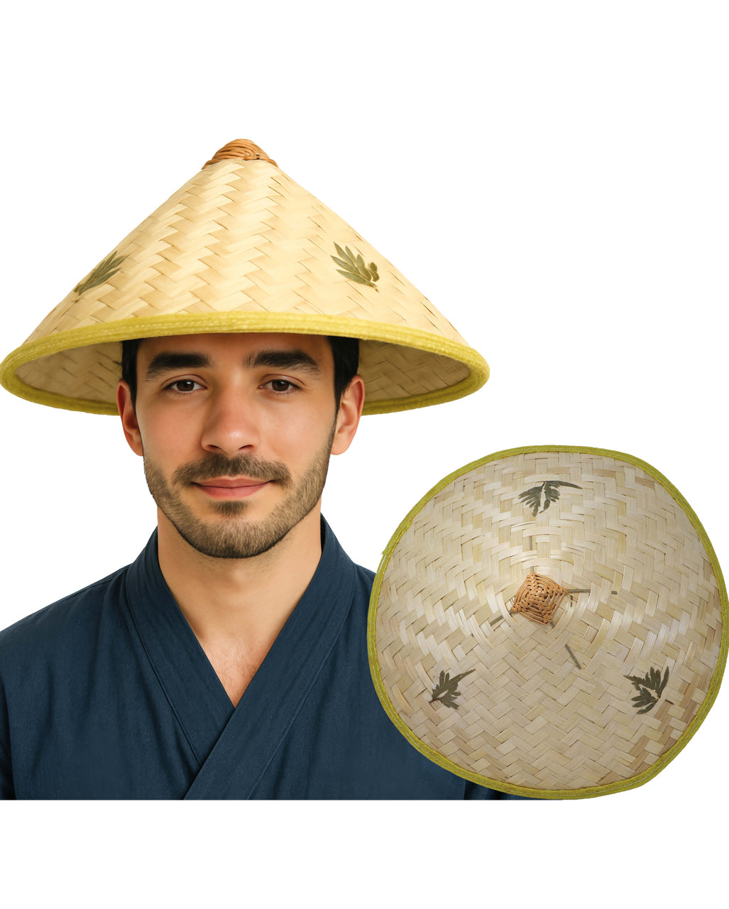 Asiaten Hut aus Stroh