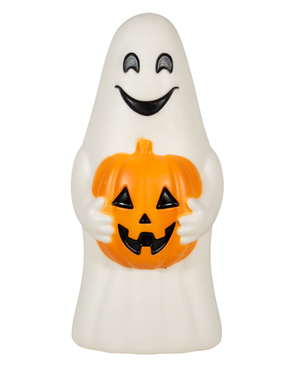 Vintage Halloween Geist mit Kürbis & Licht Blow Mold Figur 28cm