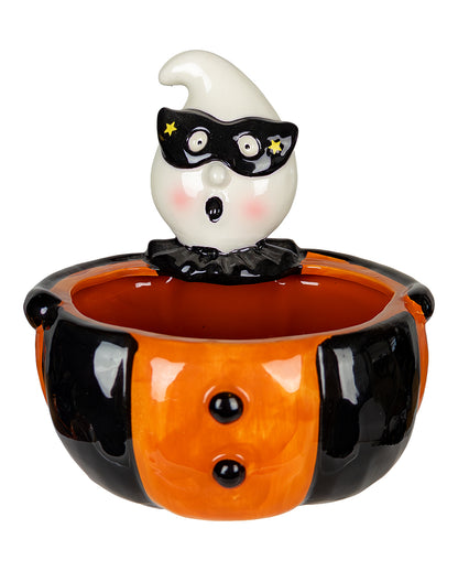 Vintage Süßigkeiten Schale Halloween Geist