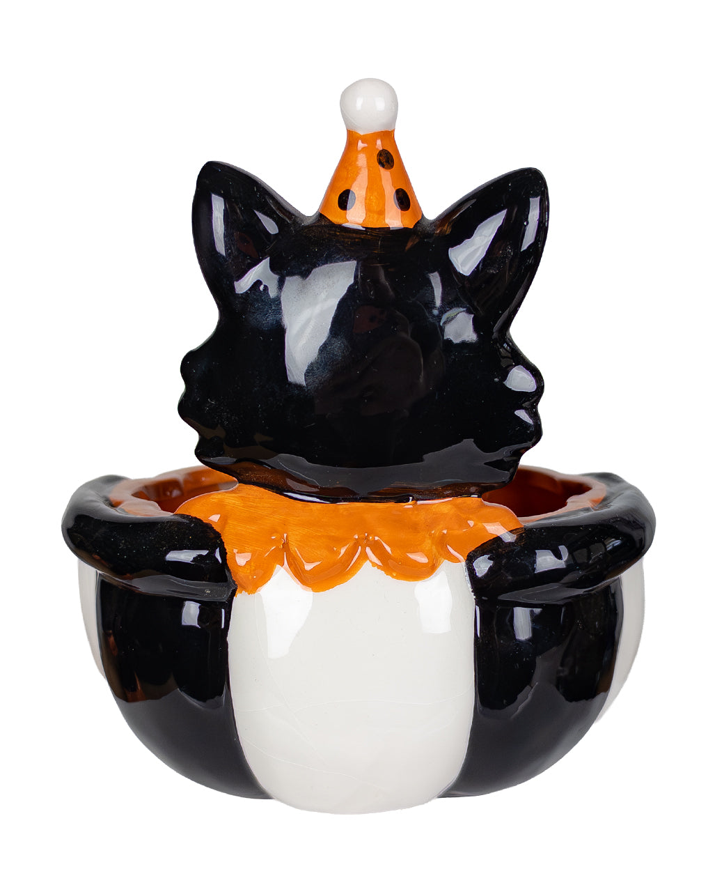 Vintage Süßigkeiten Schale Halloween Katze