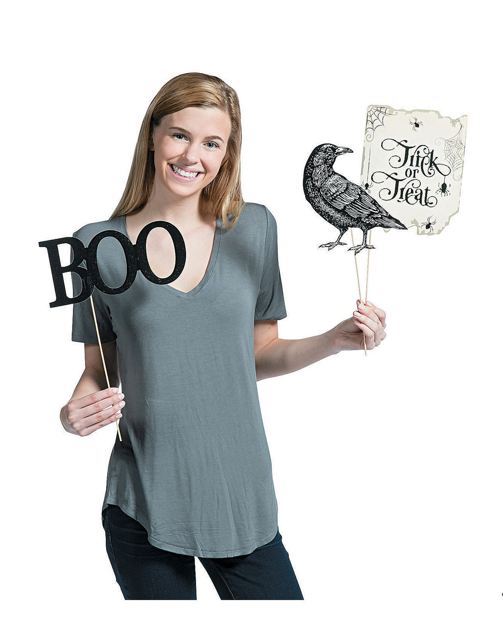 Antike Halloween Photo Sticks 12 St.
