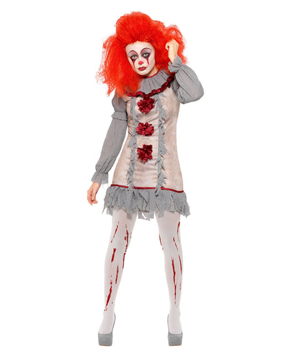 Vintage Killer Clown Frauen Kostüm
