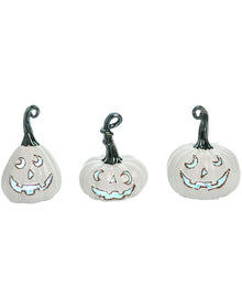 Halloween Vintage Keramik Kürbis mit LED