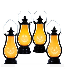 Kürbis Laterne mit LED im Vintage Look 16cm 1 St.