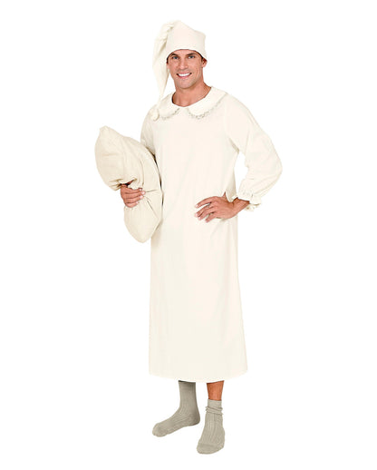 Retro Nachthemd mit Mütze