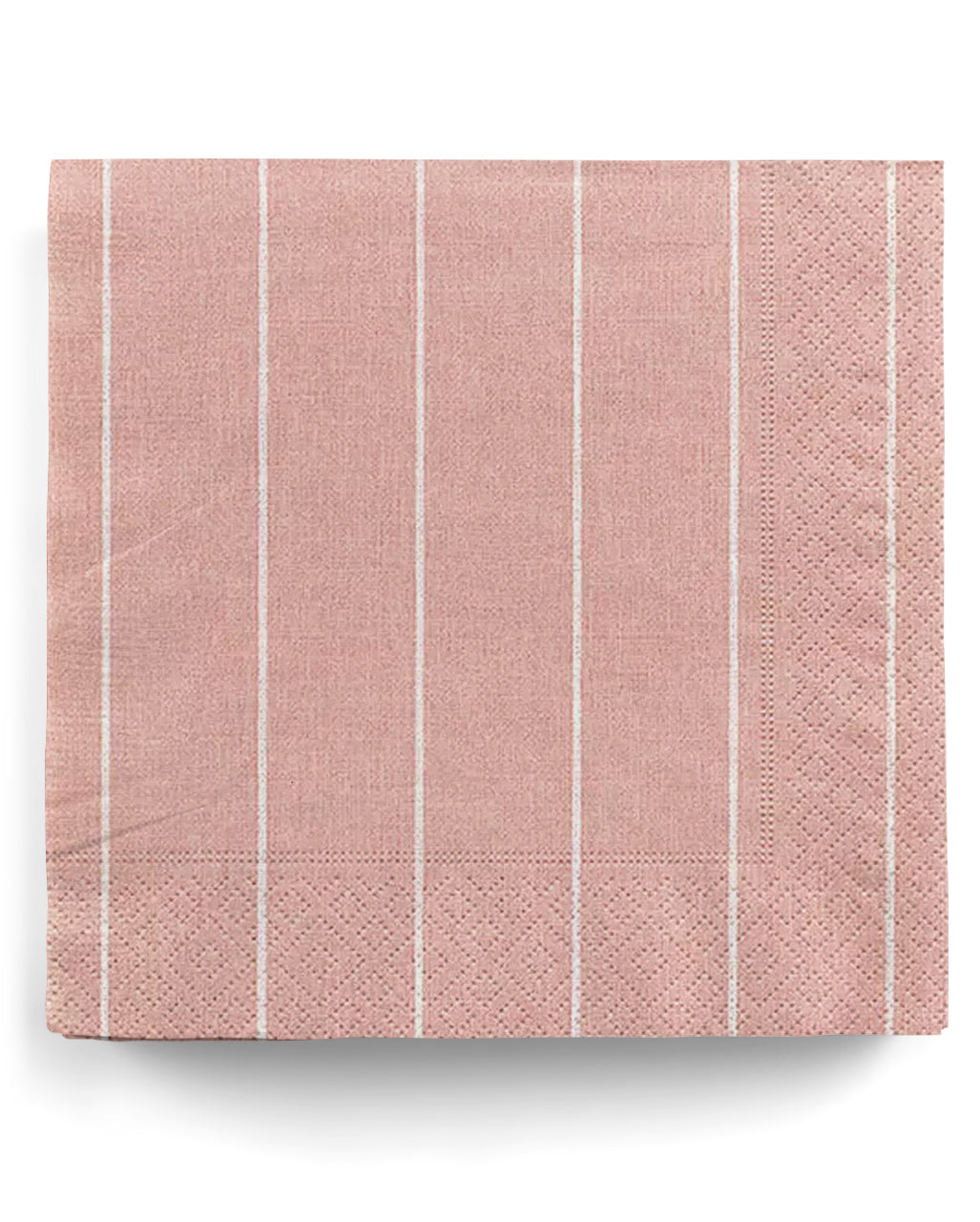 Pinstripe Napkins Rosé 20 Pieces