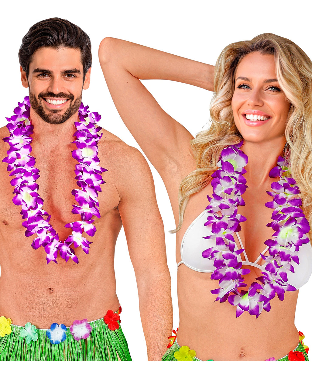Violette Hawaii Blütenkette