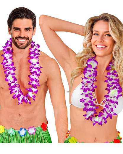 Violette Hawaii Blütenkette