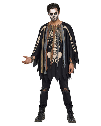 Voodoo Fetzenskelett Poncho
