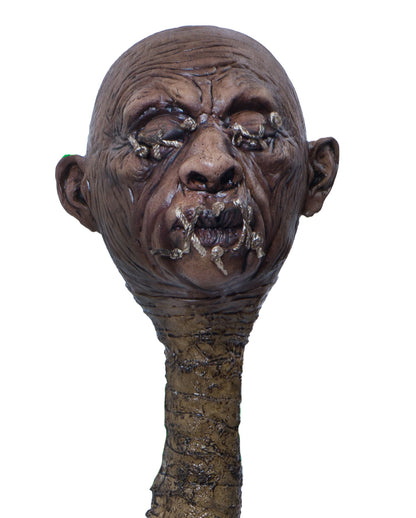 Voodoo Walking Stick With Shrunken Head 120cm
