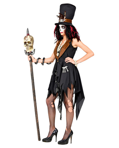 Voodoo Priesterin Halloween Kostüm
