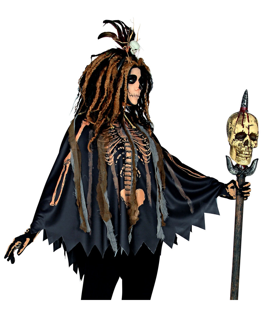 Voodoo Hexe Poncho