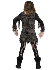 Walking Zombie Kostüm für Mädchen