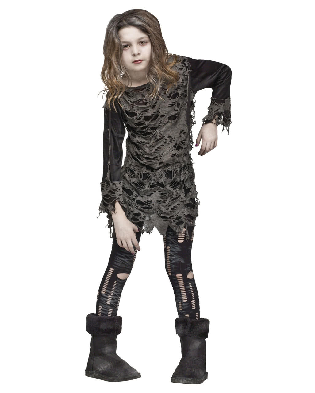 Walking Zombie Kostüm für Mädchen