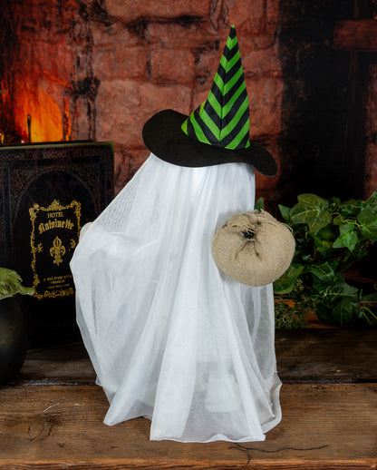 Wandernder Geist mit Hexenhut Animatronic 45cm