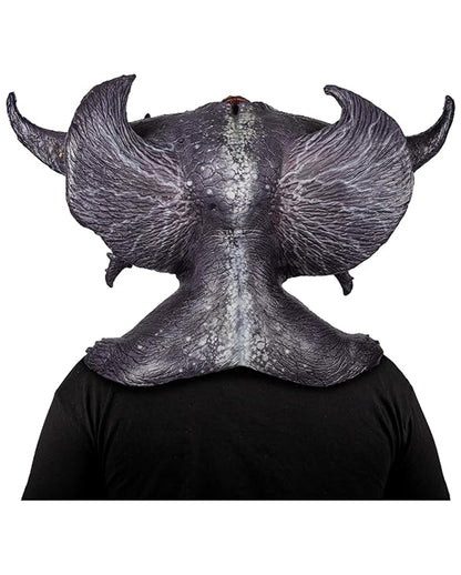 Warlord Monster Maske mit Hörner & Brustplatte