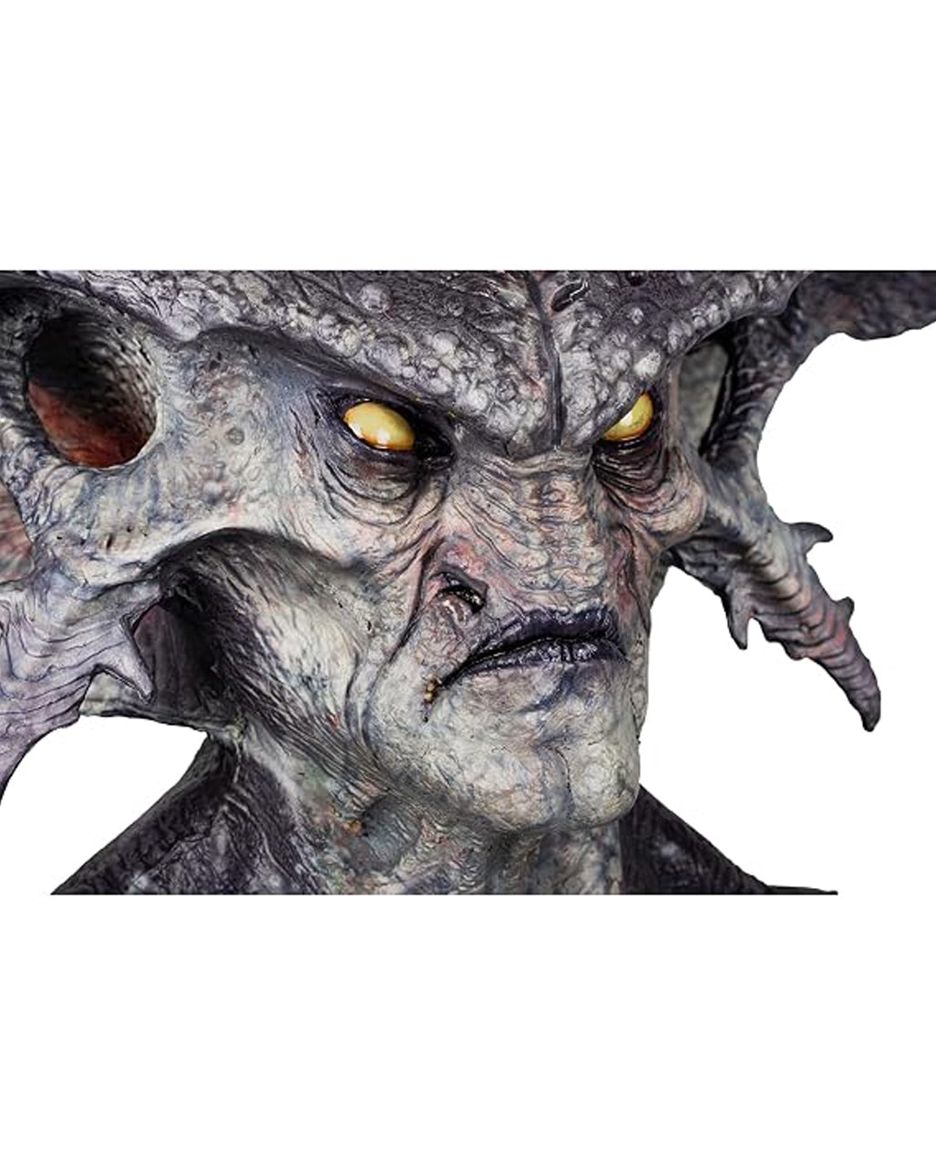 Warlord Monster Maske mit Hörner & Brustplatte