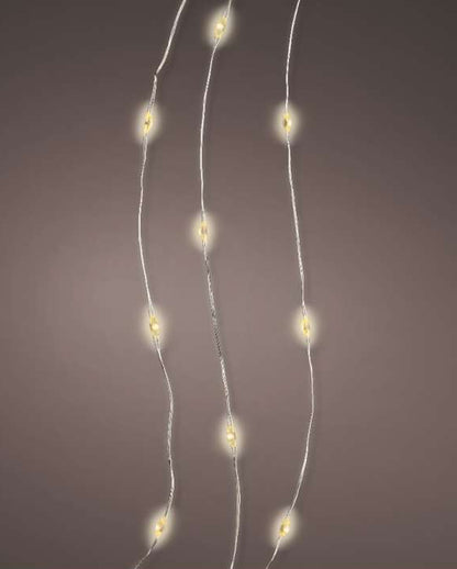 Warm White 100 Micro LED String Lighting 5m